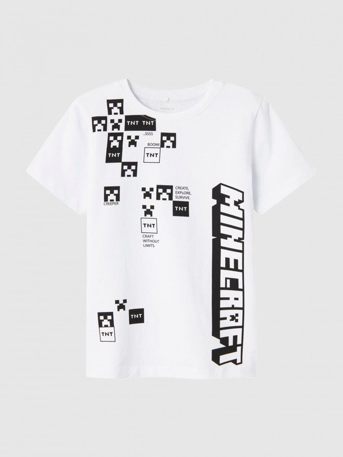 T-Shirt Boy White Name It