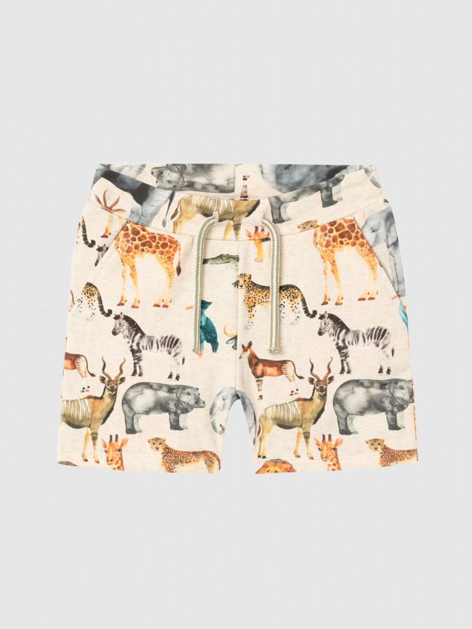 Pantalones Cortos Niño Beige Name It