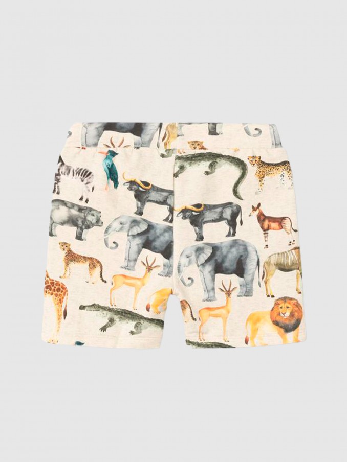 Pantalones Cortos Niño Beige Name It