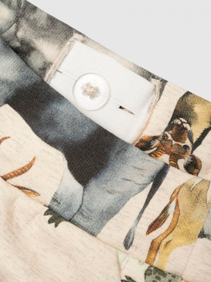 Pantalones Cortos Niño Beige Name It
