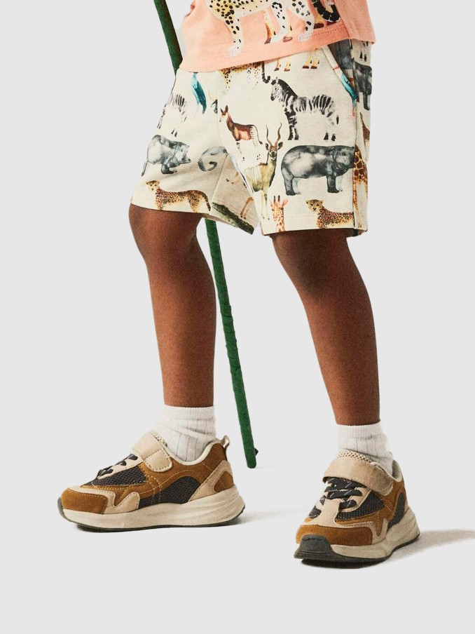 Pantalones Cortos Niño Beige Name It