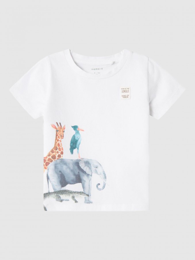 Camiseta Niño Blanco Name It