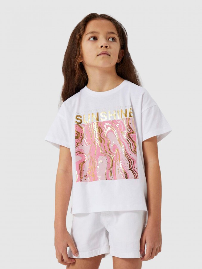 T-Shirt Girl White Name It