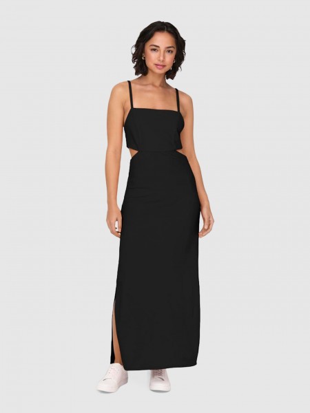 Vestido Mujer Negro Only