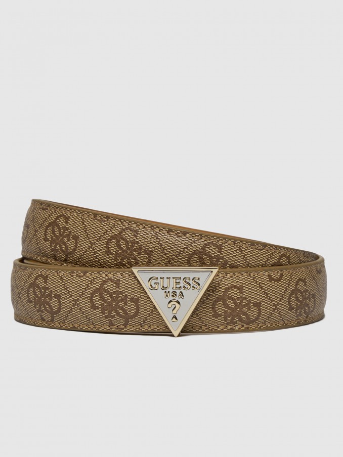 Cinturon Mujer Beige Guess