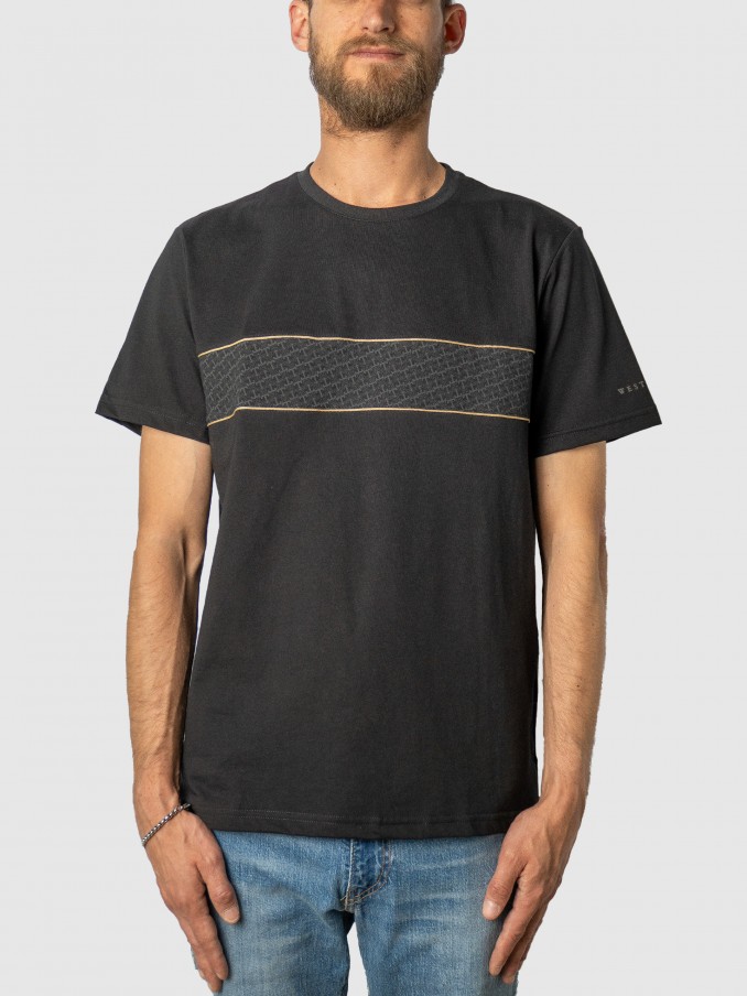 T-Shirt Man Black Westrags