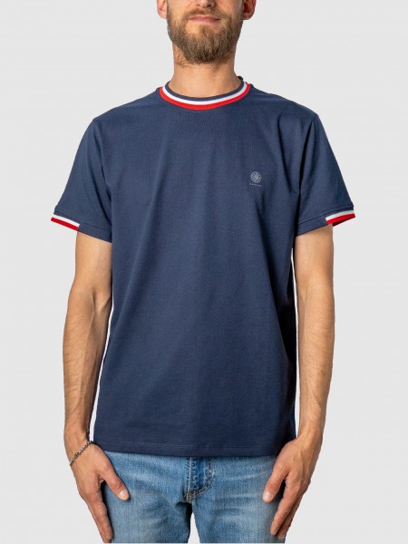 Camiseta Hombre Azul Marino Westrags