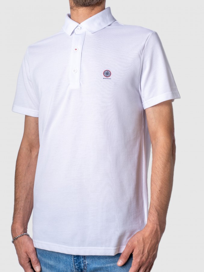 Polo Shirt Man White Westrags