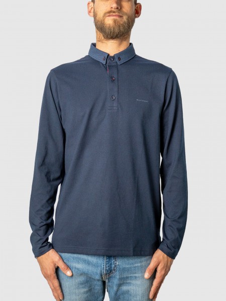 Polo Hombre Azul Marino Westrags