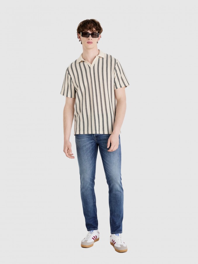 Polo Hombre Beige Jack & Jones