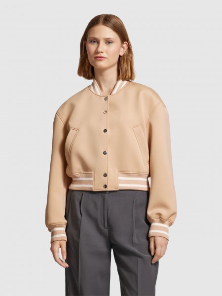 Jacket Woman Beige Hugo Boss