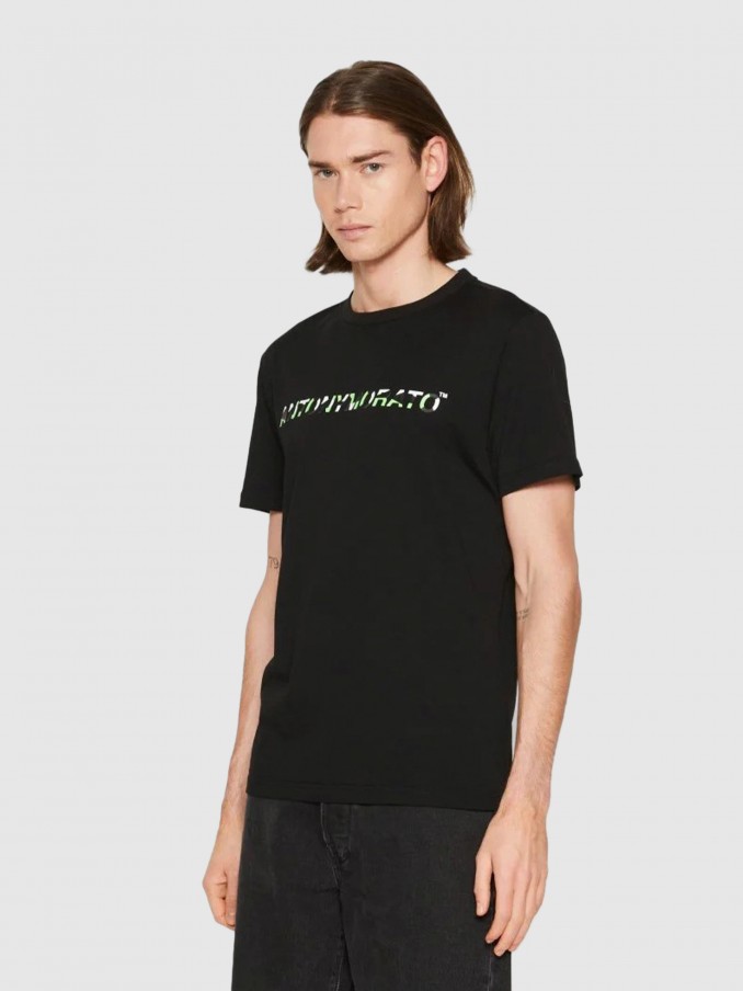 T-Shirt Man Black Antony Morato