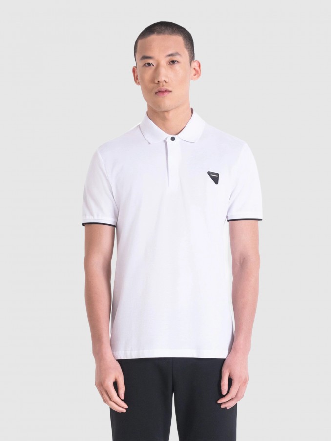 Polo Hombre Blanco Antony Morato