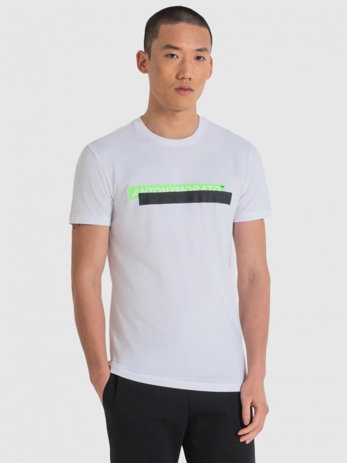 T-Shirt Man White Antony Morato