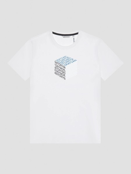 T-Shirt Man White Antony Morato