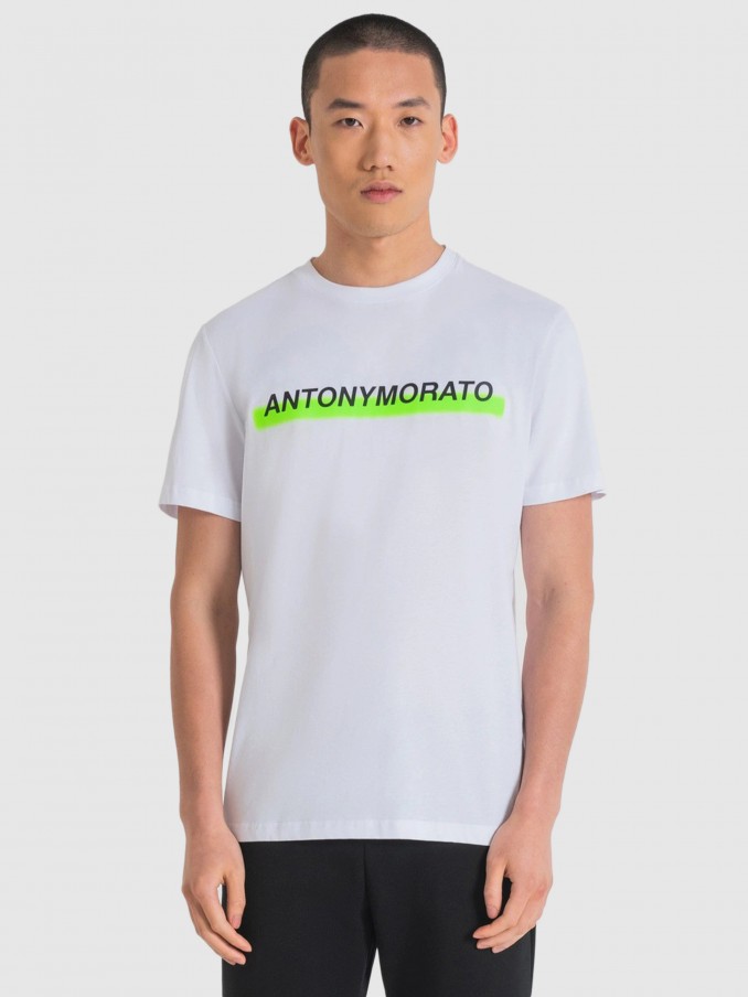 T-Shirt Man White Antony Morato