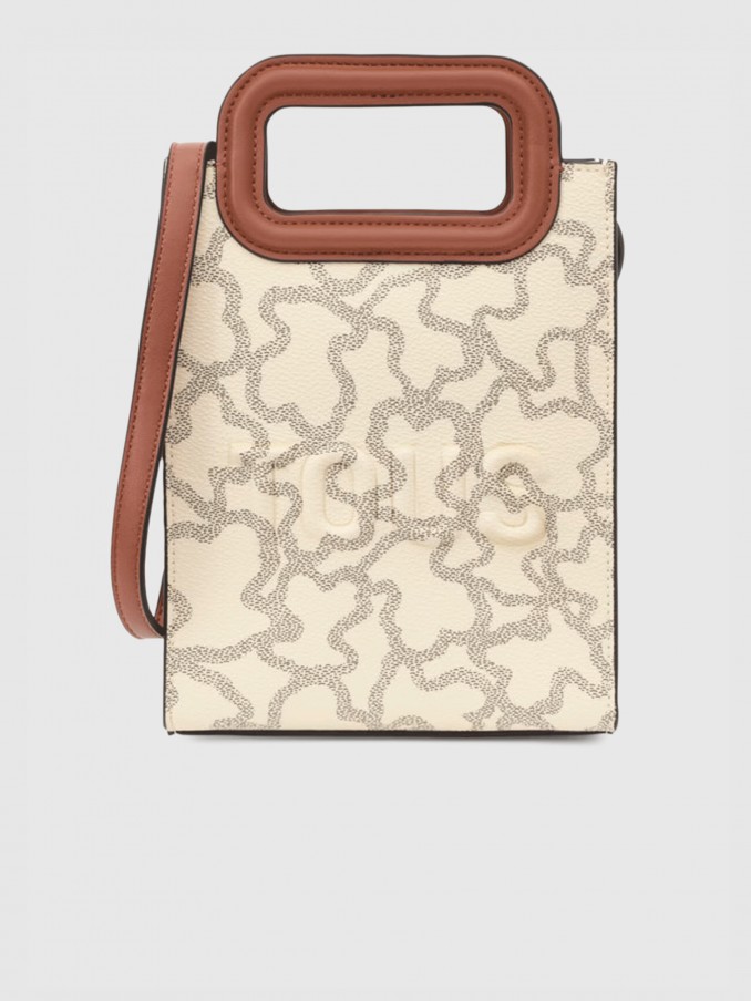 Handbag Woman Cream Tous