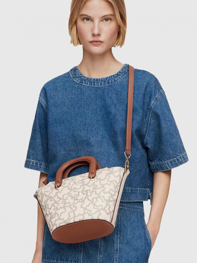 Bolso Mujer Crema Tous