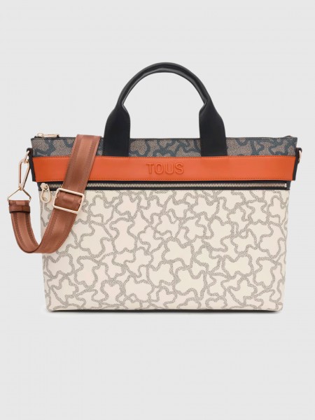 Bolsas Para Porttiles Mujer Crema Tous
