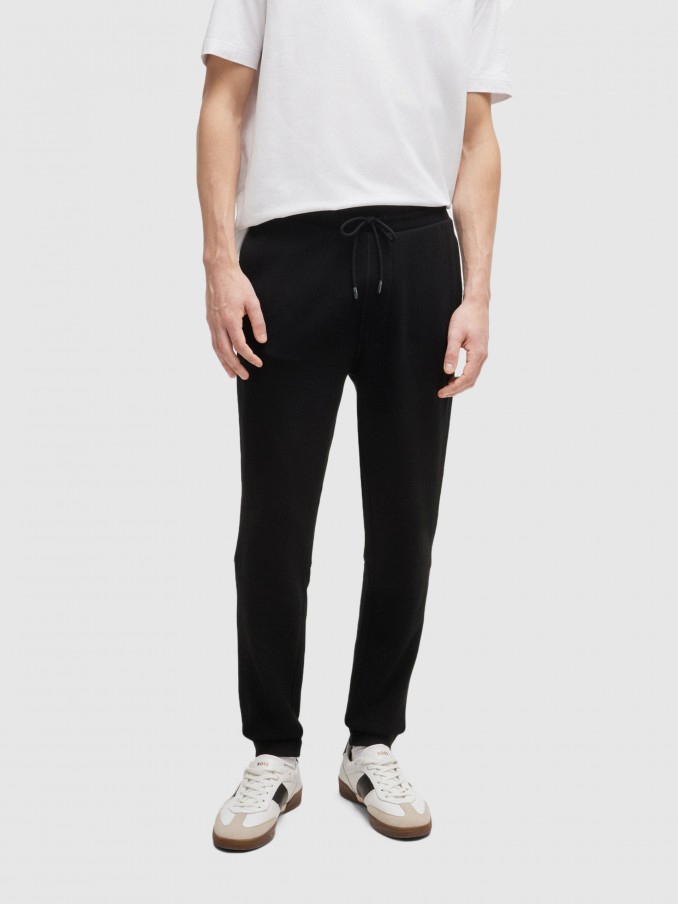 Pantalones Hombre Negro Boss