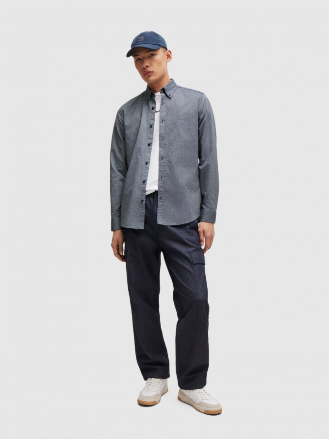 Camisa Hombre Boss Orange