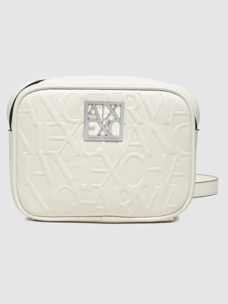 Bolsos de Hombro Mujer Blanco Armani Exchange