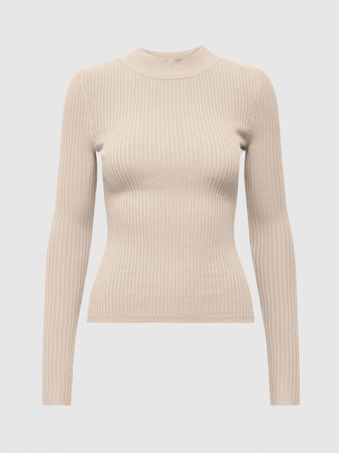 Pullover Woman Cream Only