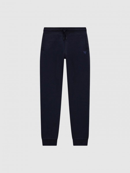 Pants Boy Navy Blue Guess