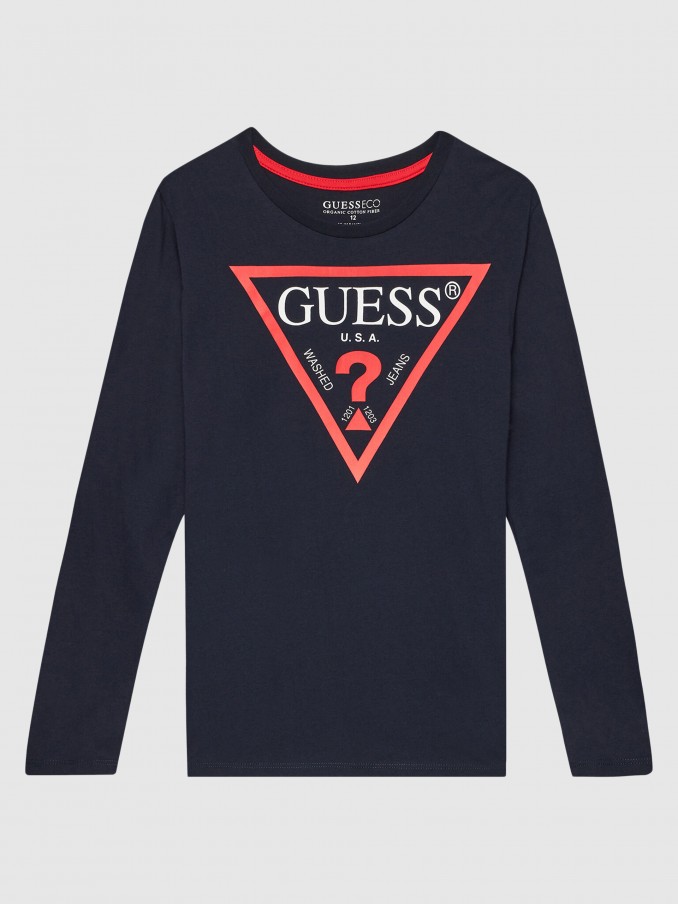 Camiseta Nio Azul Oscuro Guess