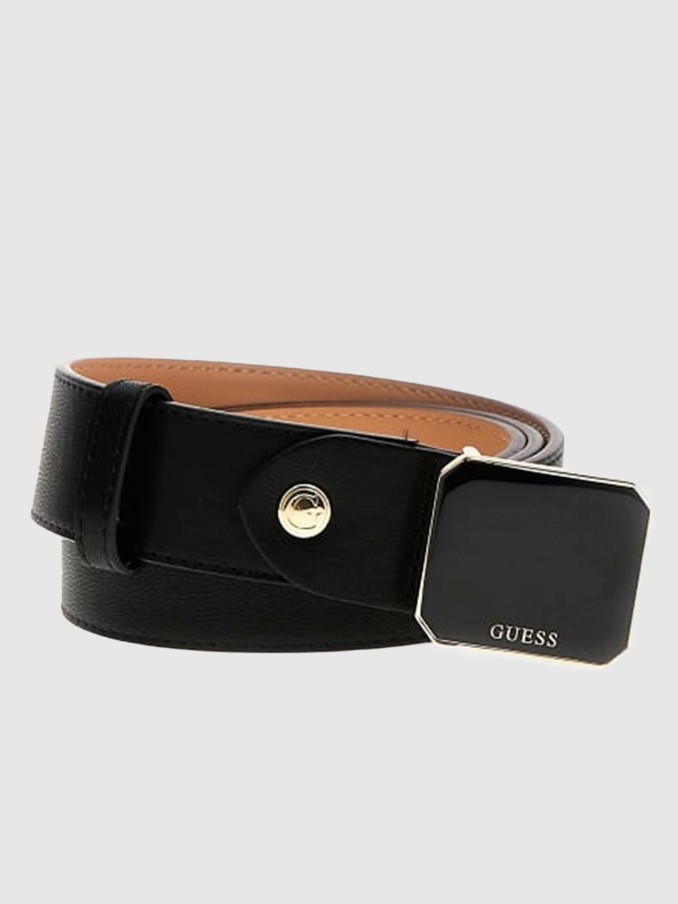 Cinturon Mujer Negro Guess