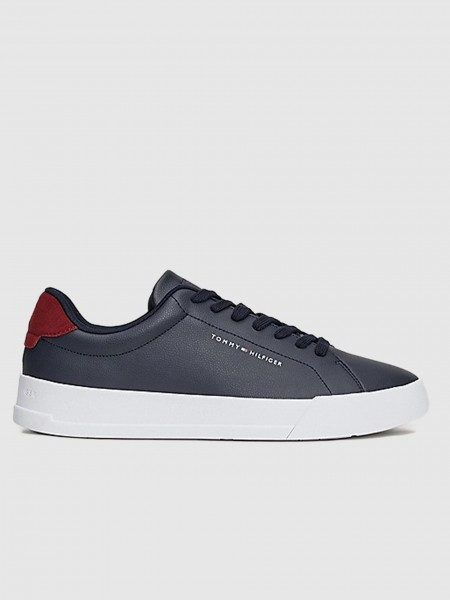 Tenis Hombre Azul Marino Tommy Jeans