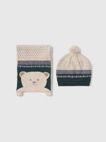 Gorro Bebe Nio Beige Mayoral