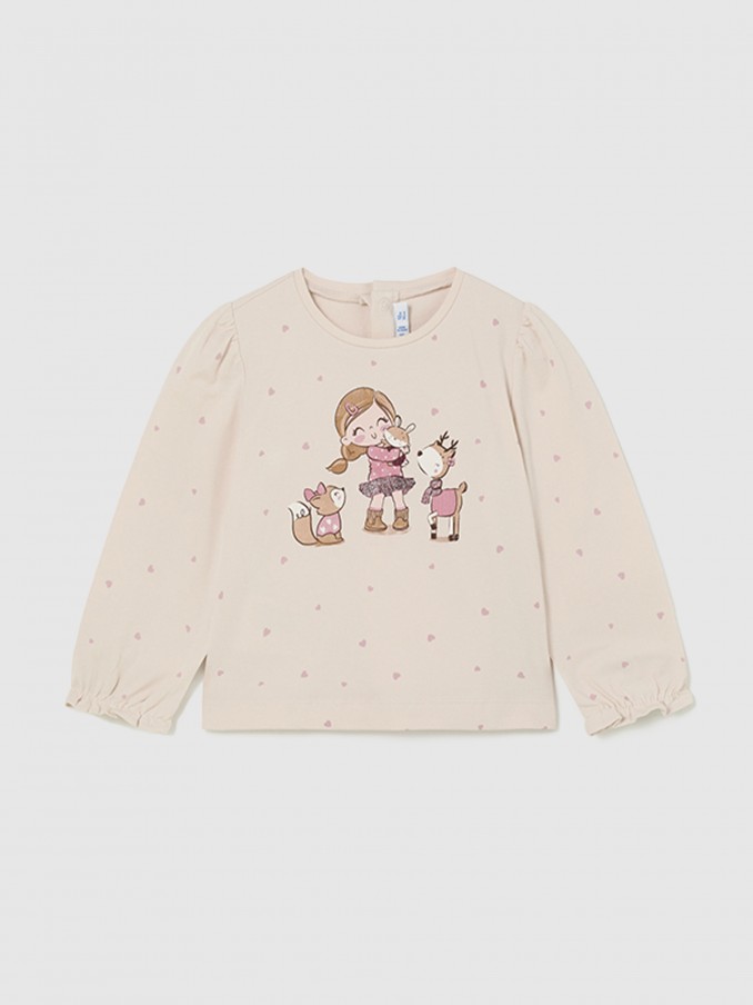 Pullover Baby Girl Cream Mayoral