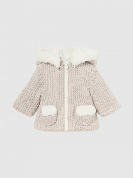 Sweatshirt Baby Girl Cream Mayoral