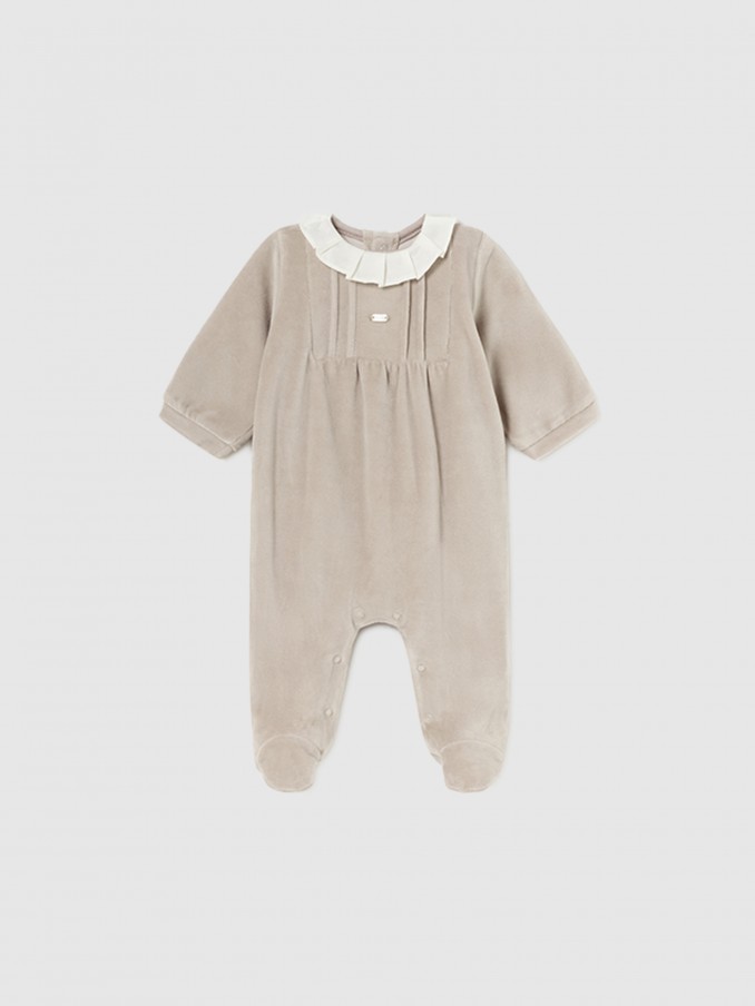 Babygrows Baby Girl Beige Mayoral