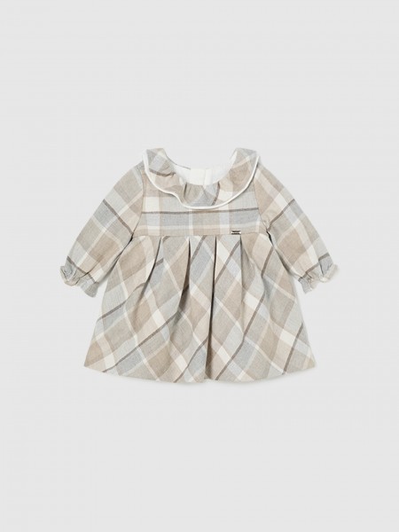 Dress Baby Girl Beige Mayoral