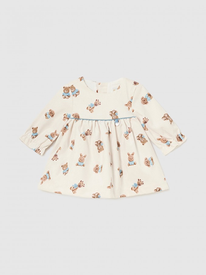 Dress Baby Girl Cream Mayoral