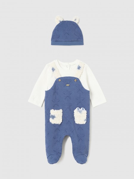 Overall Baby Boy Blue Mayoral