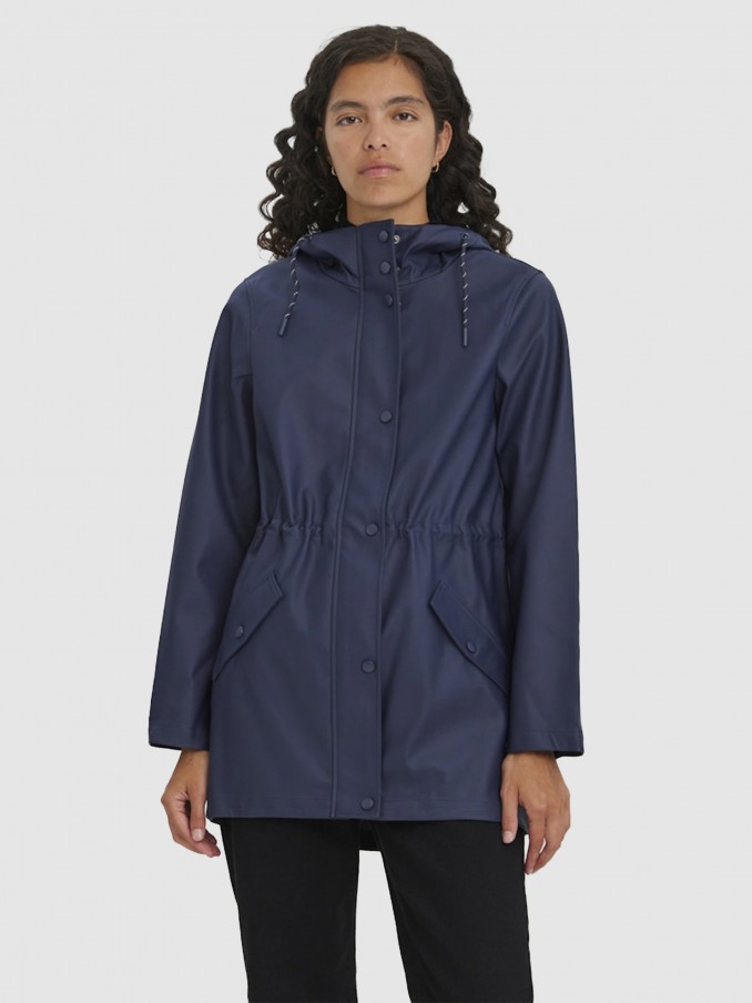 Parka Mujer Azul Marino Vero Moda