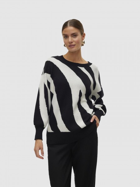 Pullover Woman Black Vero Moda