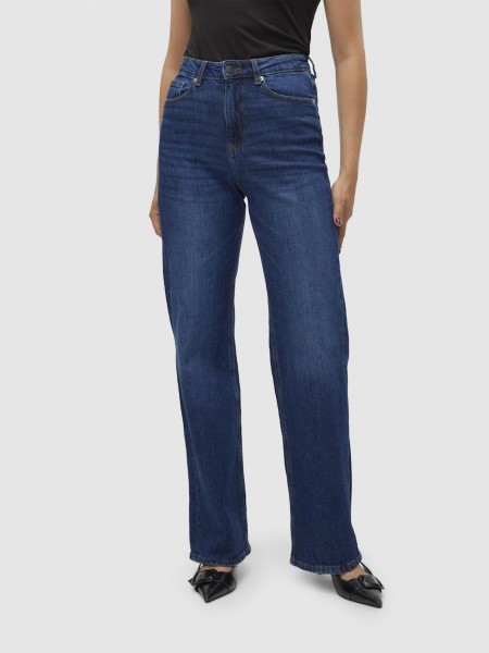 Pantalones Mujer Jeans Oscuros Vero Moda