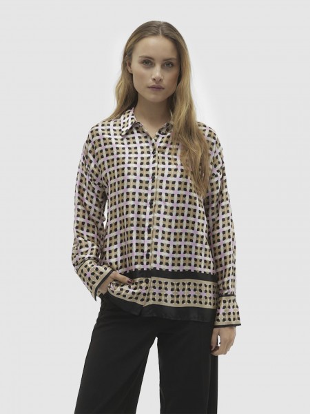 Shirt Woman Brown Vero Moda