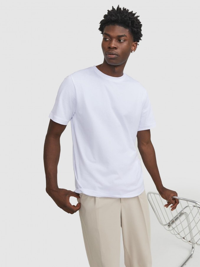 Camiseta Hombre Blanco Jack & Jones