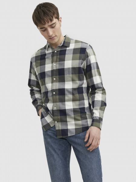 Shirt Man Green Jack & Jones