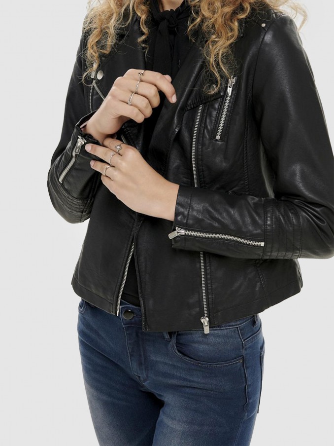 Chaqueta Mujer Negro Only