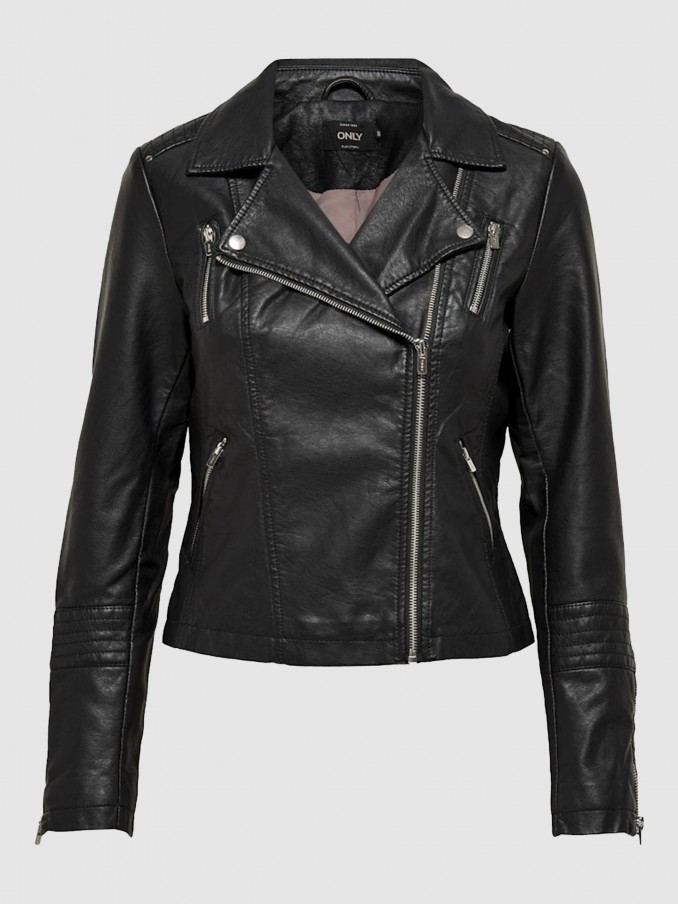 Chaqueta Mujer Negro Only