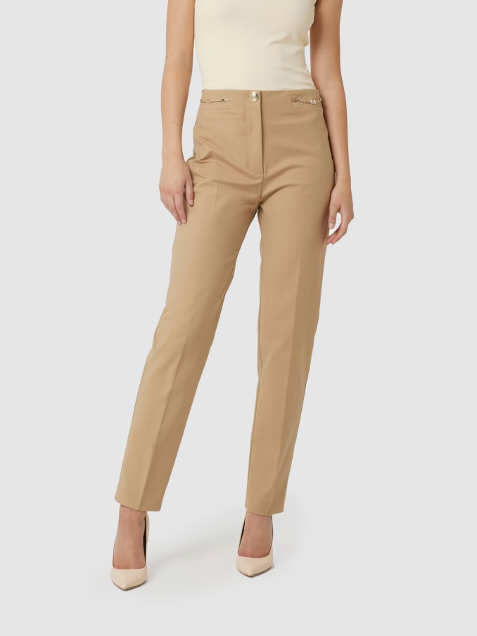 Pants Woman Beige Marciano