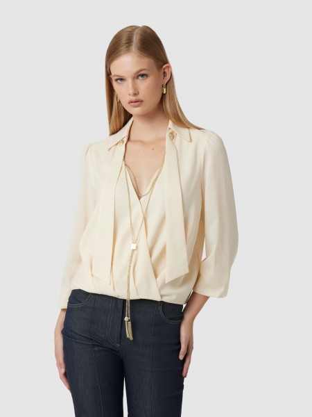 Blouse Woman Cream Marciano