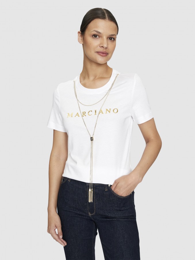 T-Shirt Woman White Marciano