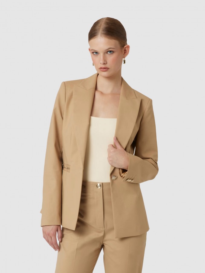 Blazer Woman Beige Marciano